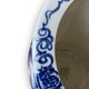 Cache pot vietnamien en porcelaine blanche et bleue
