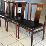 Set of 4 rosewood chairs designed by Henning Sorensen, Denmark, 1960.
