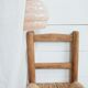 Suspension baladeuse verre de Clichy rose vintage