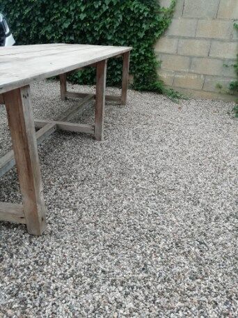 Old farm or workshop table