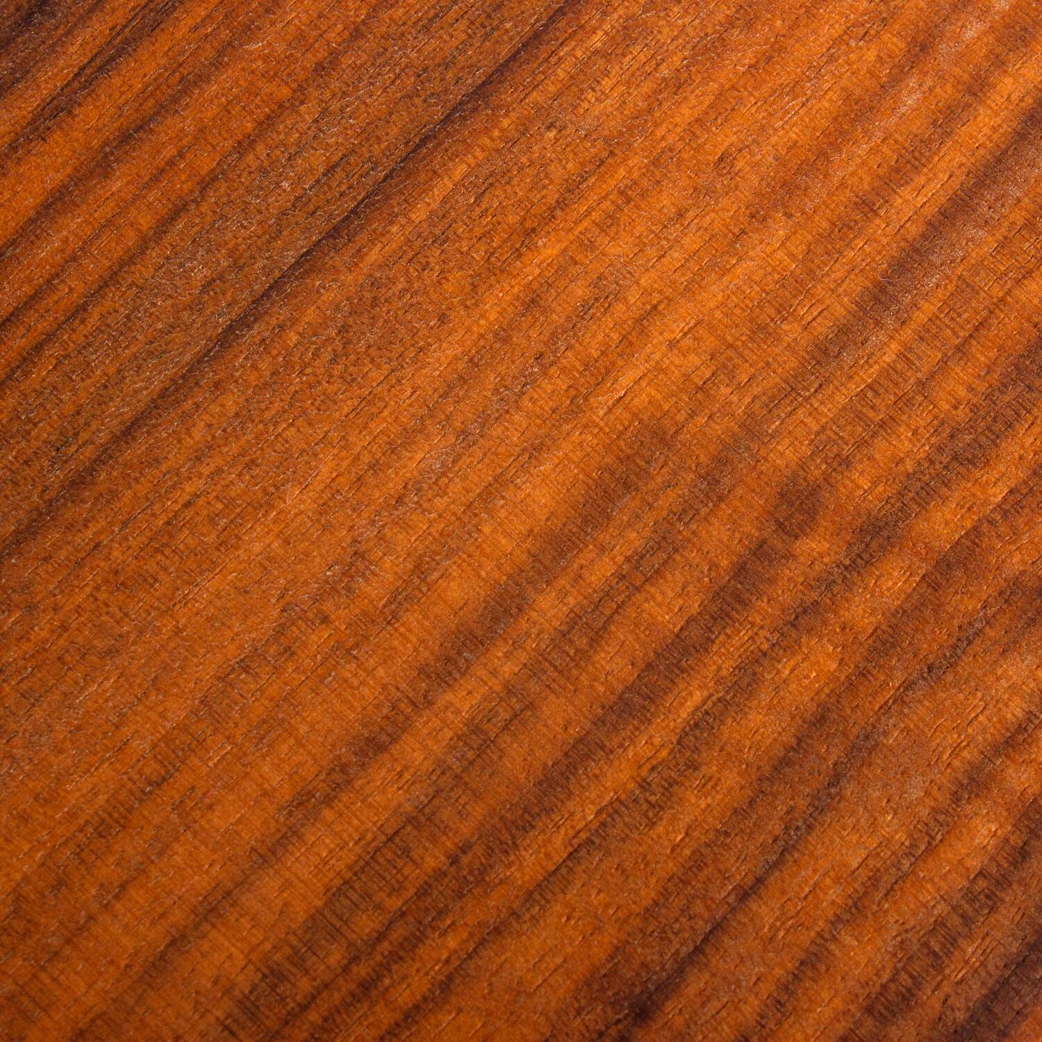 Curved Walnut TV Stand