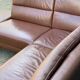 Vintage Leather Lounging Sofa by Prominent