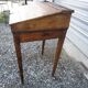 Desk with inkwell