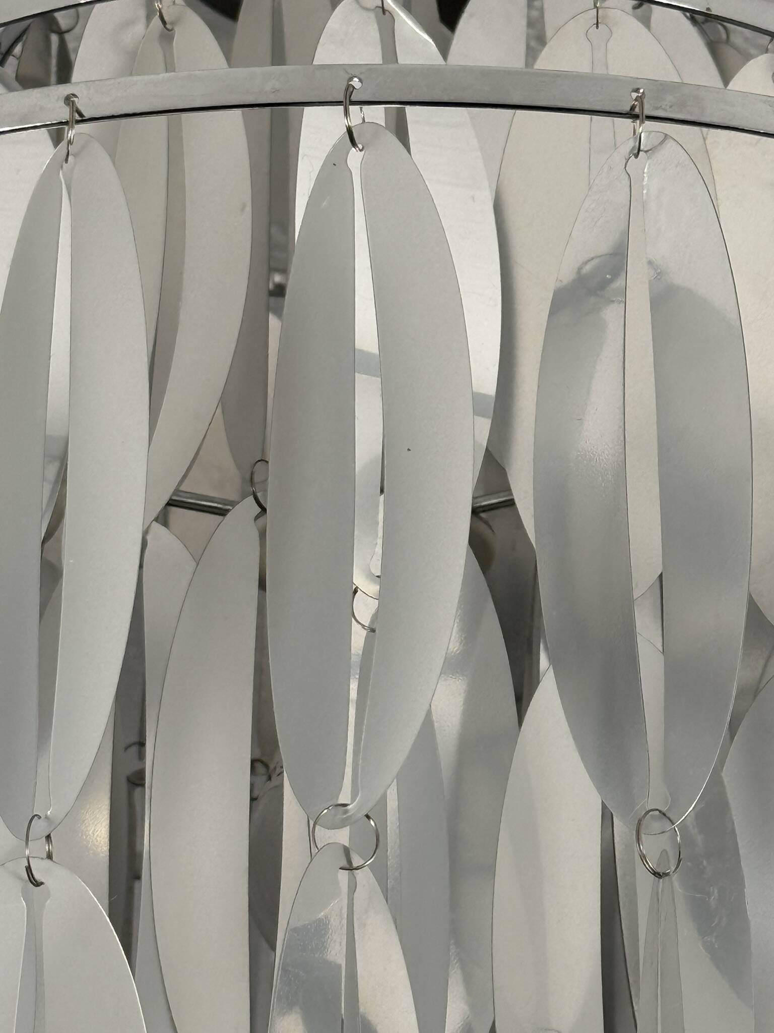 Space Age Chandelier with Cascading Plastic Discs – Mid-Century Modern