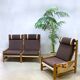 Armchair and footrest Scandinavian