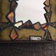 Copper and brass mirror, 1960s