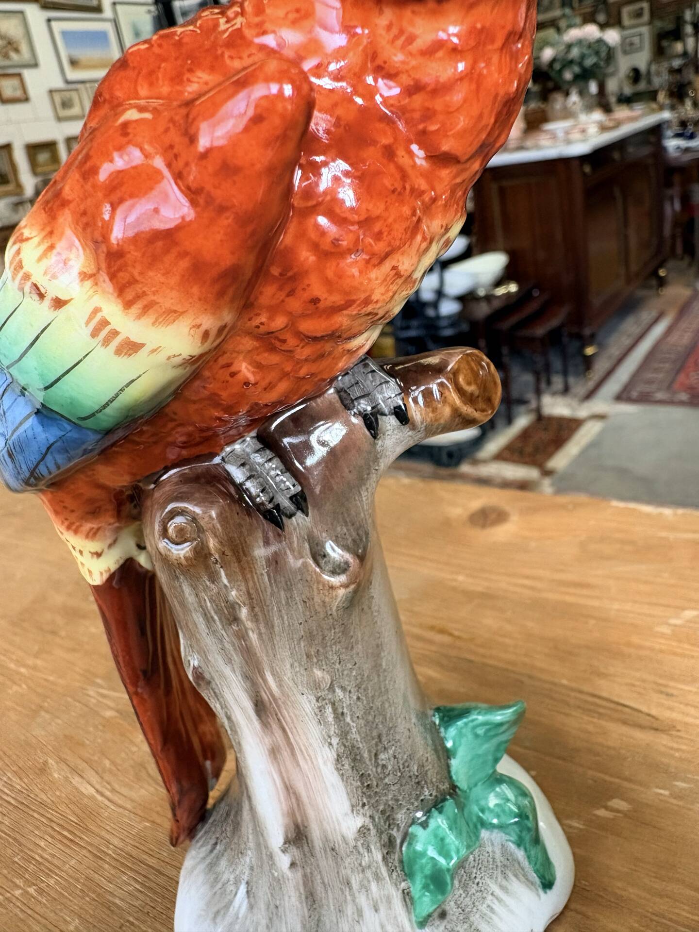 Pair of porcelain parrots Sitzendorf – Germany