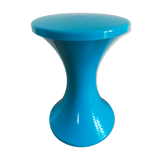 Tam tam stool vintage blue plastic