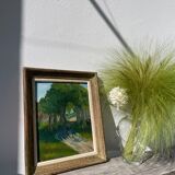 Impressionist style oil painting