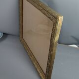 Frame wood & stucco patinated Art Nouveau 58,5x46,5 foliage 50x38,5 cm SB