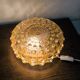 Amber bubble glass round ceiling light Philips 1960