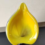Vase Soliflore Arum flower/Jack in the Pulpit. Murano. High 30.5 cm