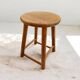 Paire de tabourets en bois