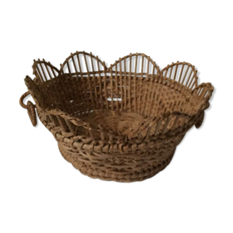 50s wicker basket