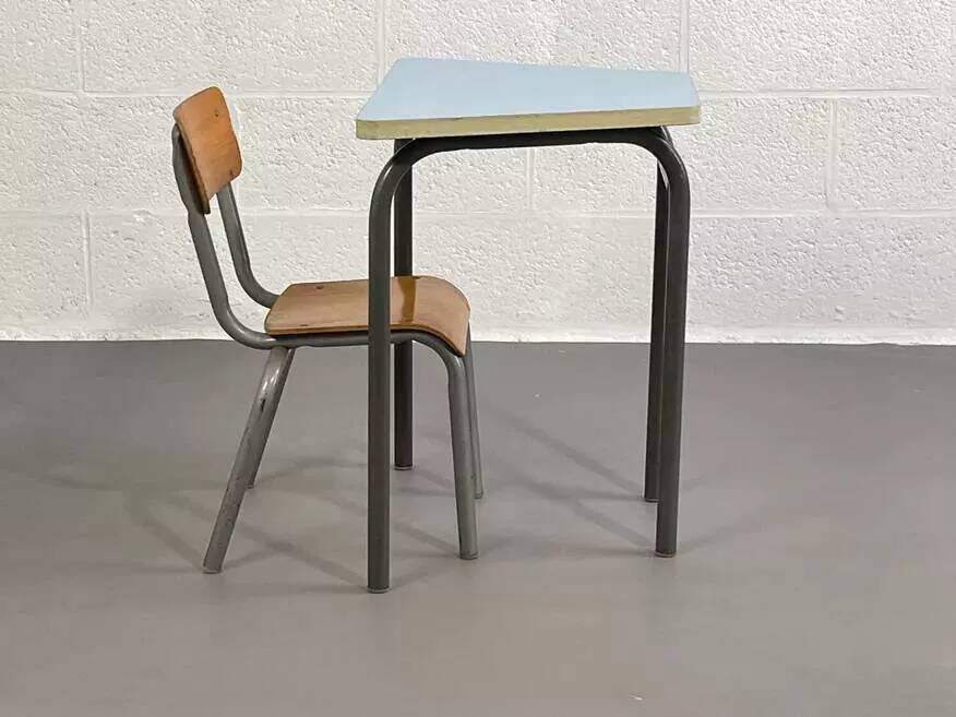 Mullca school desk and chair set