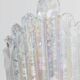 Vintage Murano Glass Shell Wall Lamp - Transparent Iridescent Glass, 1970s Italy
