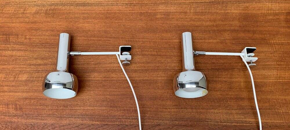 Swiss table lamp from the mid-century space age by SLZ Team for Swisslamps International.