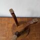 Vintage wooden side table / stool