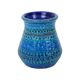 Vintage Blue Bitossi Vase Rimini Blue Aldo Londi Design Sixties
