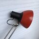 Red architect lamp patented Finland