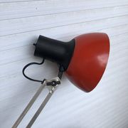 Lampe d'architecte rouge   patented  finlande