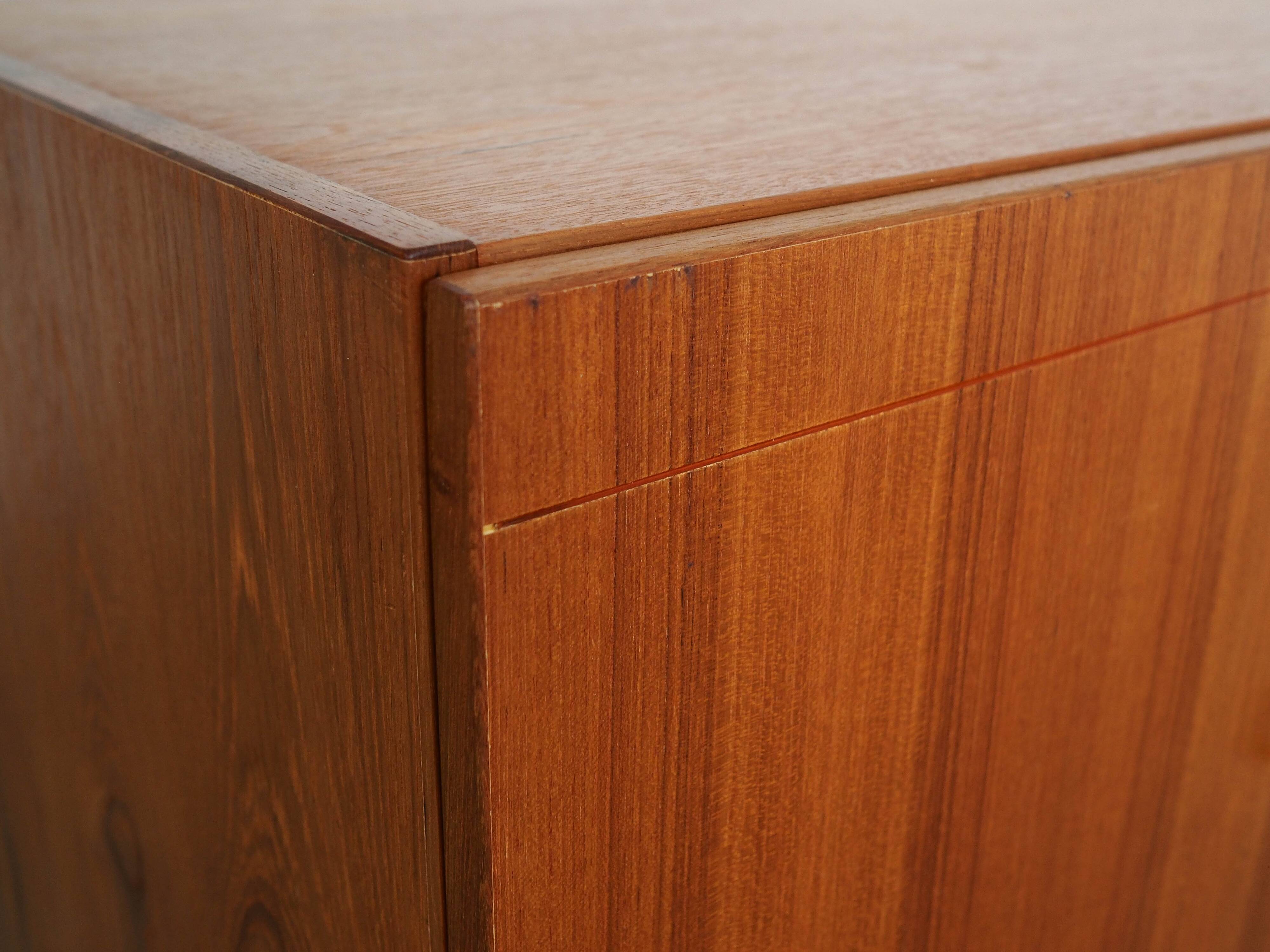 Teak cabinet, Danish design, 1970s, production: Denmark