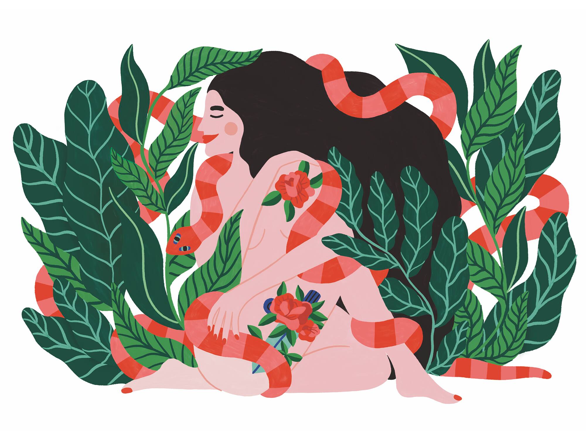 THE SNAKE - A4 illustration