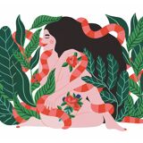THE SNAKE - A4 illustration