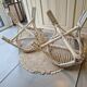 Set of 2 rattan children's chairs