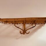 Vintage rattan shelf