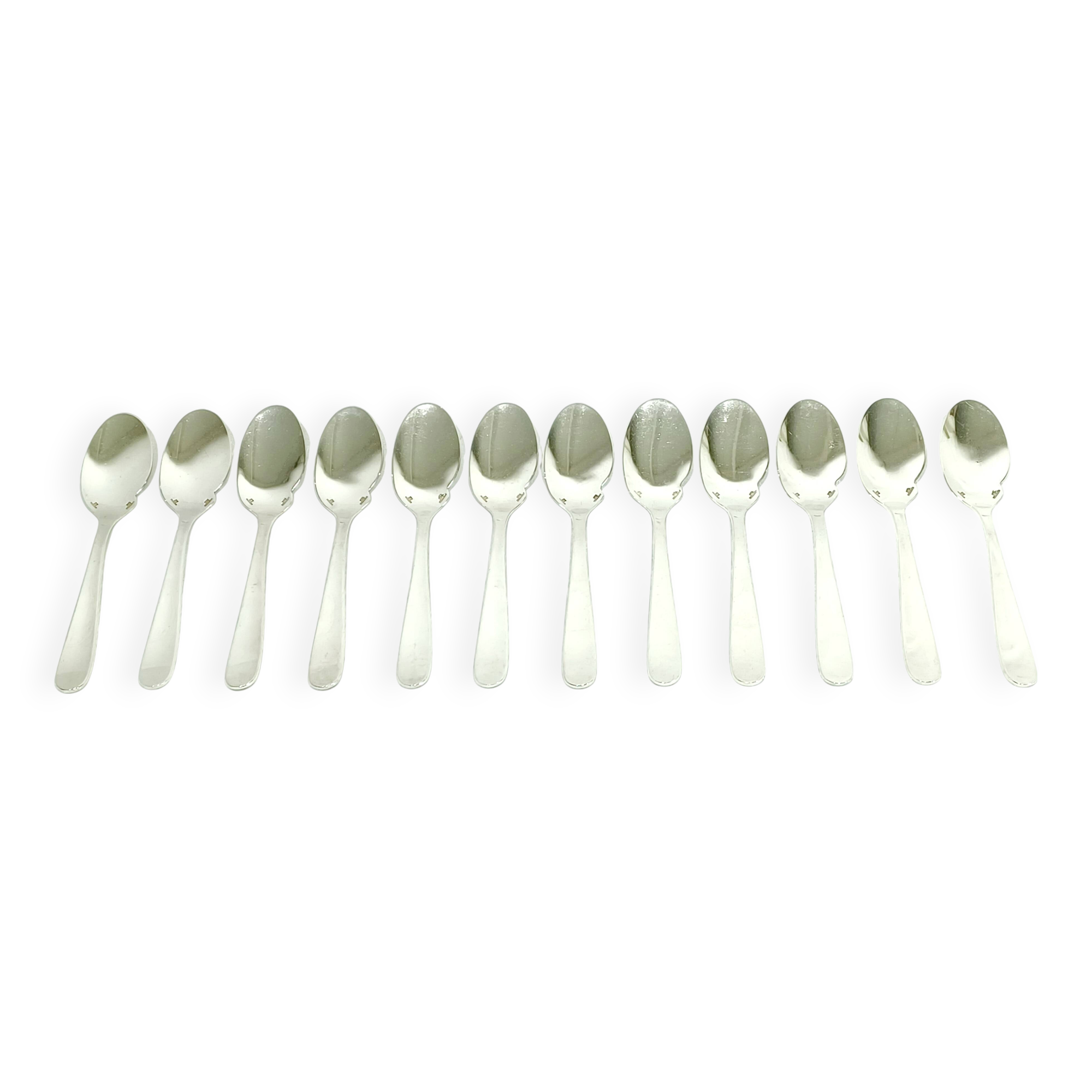 Christofle – 12 Silver-Plated Metal Sauce Spoons Dax Model