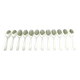 Christofle – 12 Silver-Plated Metal Sauce Spoons Dax Model