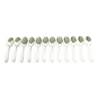 Christofle – 12 cuillères à sauce en Métal Argenté Modèle Dax