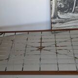 Bed, daybed, style reconstruction, in oak, 1950s.