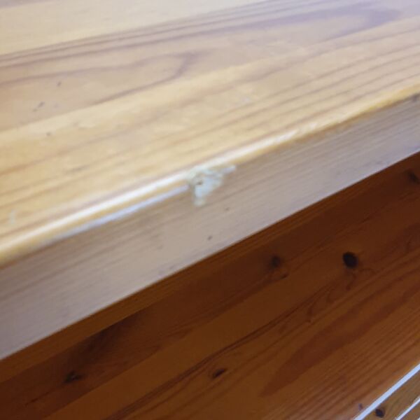 Maison Regain Style Pine Audio Cabinet, années 1970