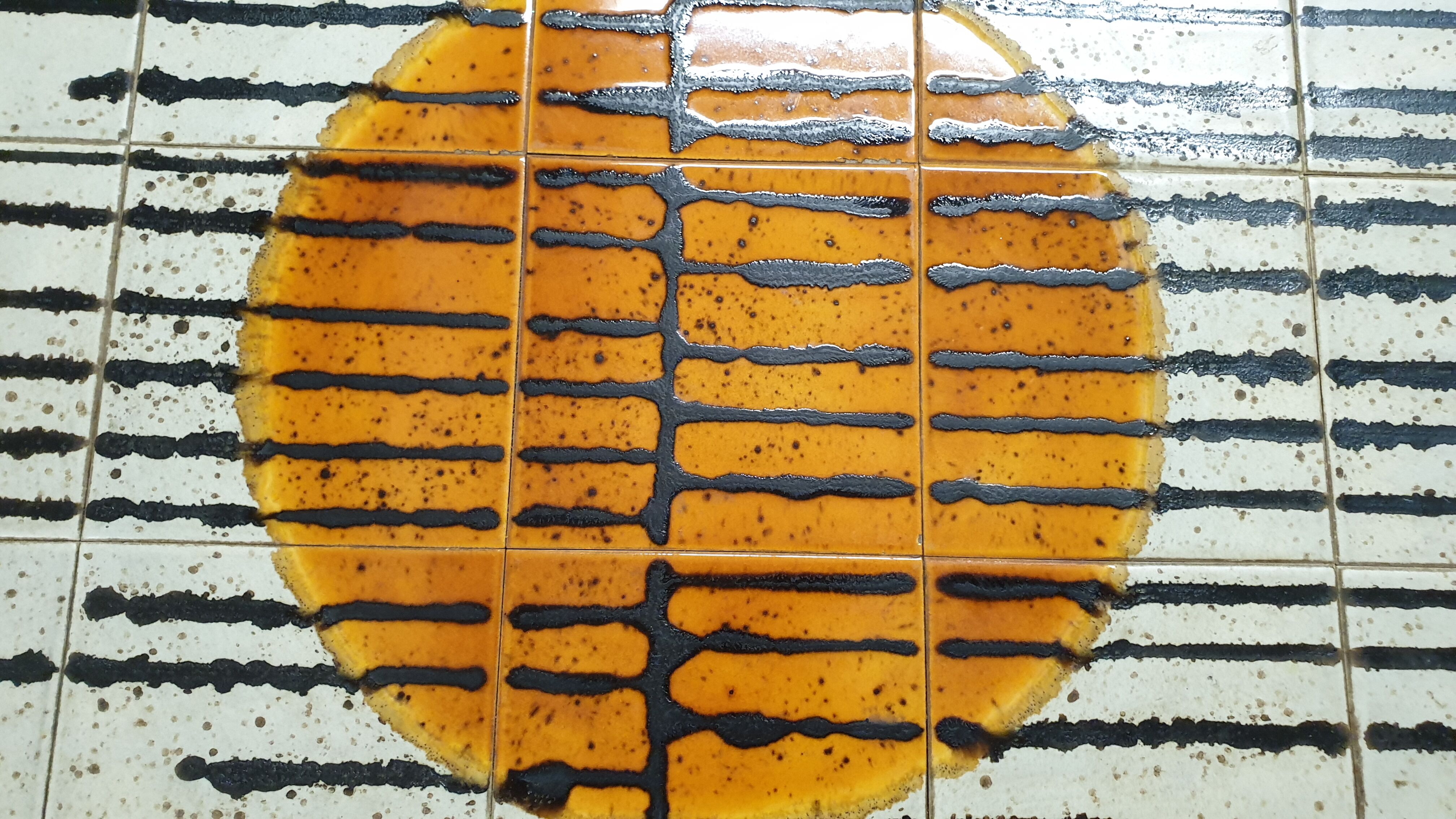 Jean d'Asti ceramic coffee table, 1960