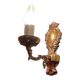 Wall light with a vintage gold bulb, very good condition