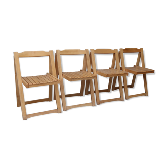 4 Scandinavian folding chairs