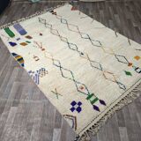 Handmade wool rug Morocco 3 x 2 m