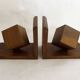 Paire de serres-livres Cubes