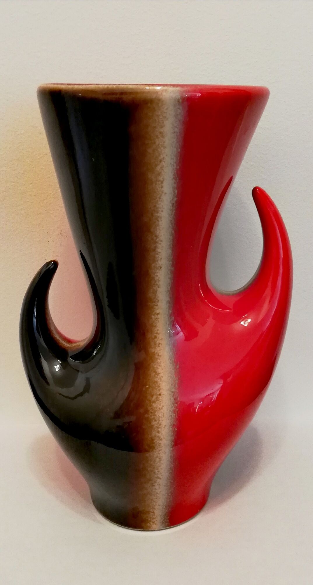 Ceramic vase produced Verceram 50-60 years