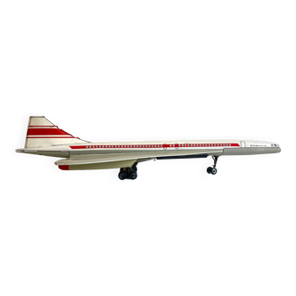 CONCORDE Plane Metal Toy JOUSTRA Vintage