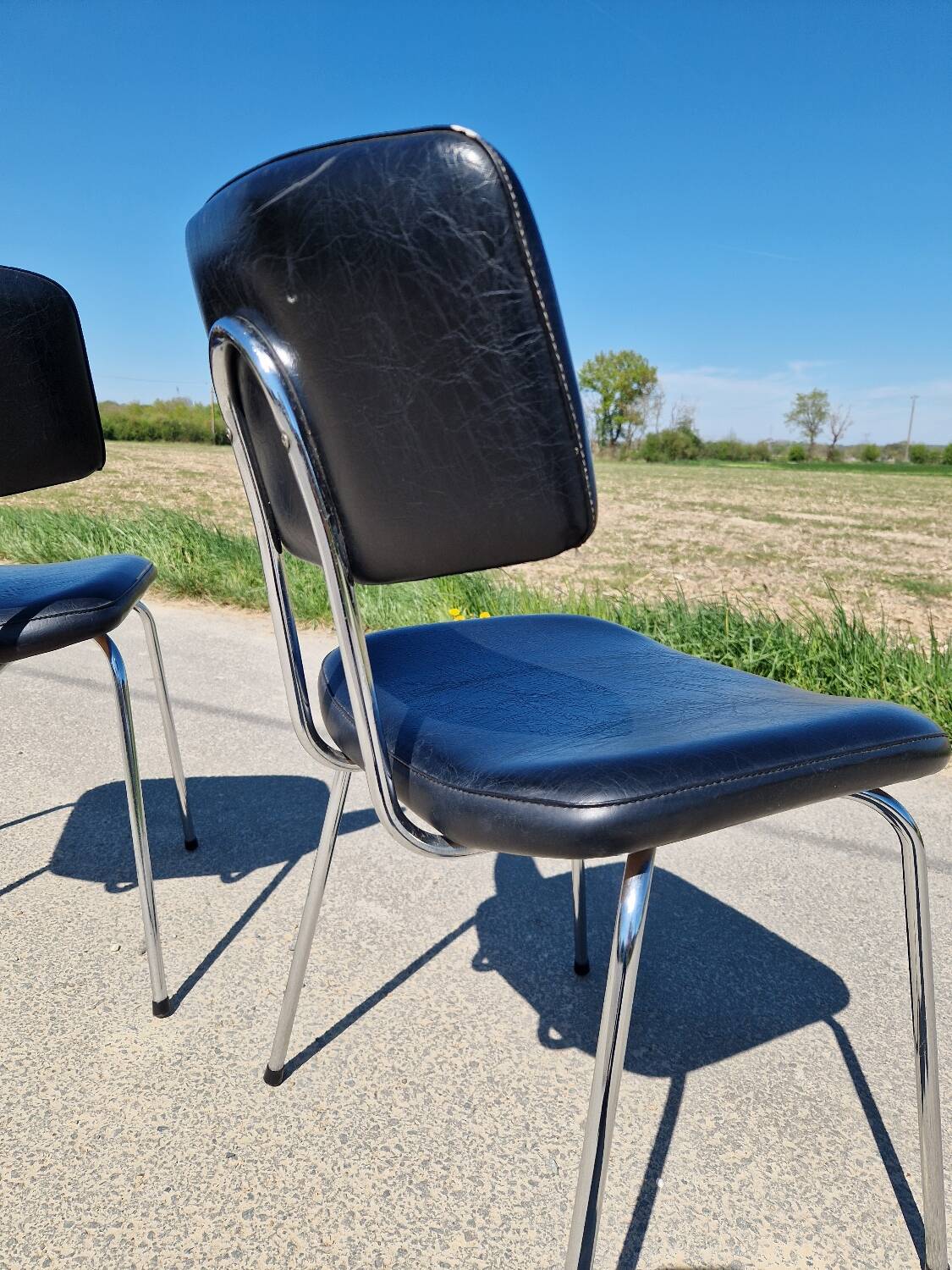 Set of 2 60s designer chairs
