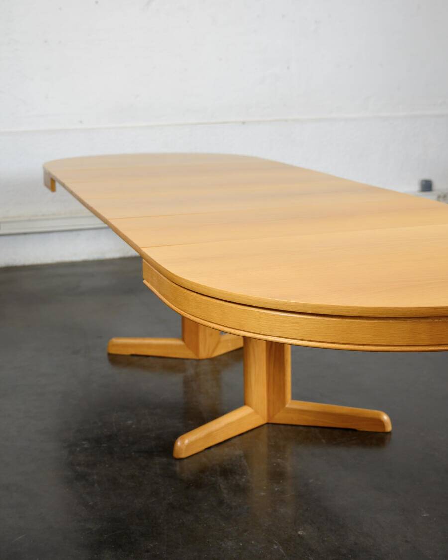 Light oak dining table