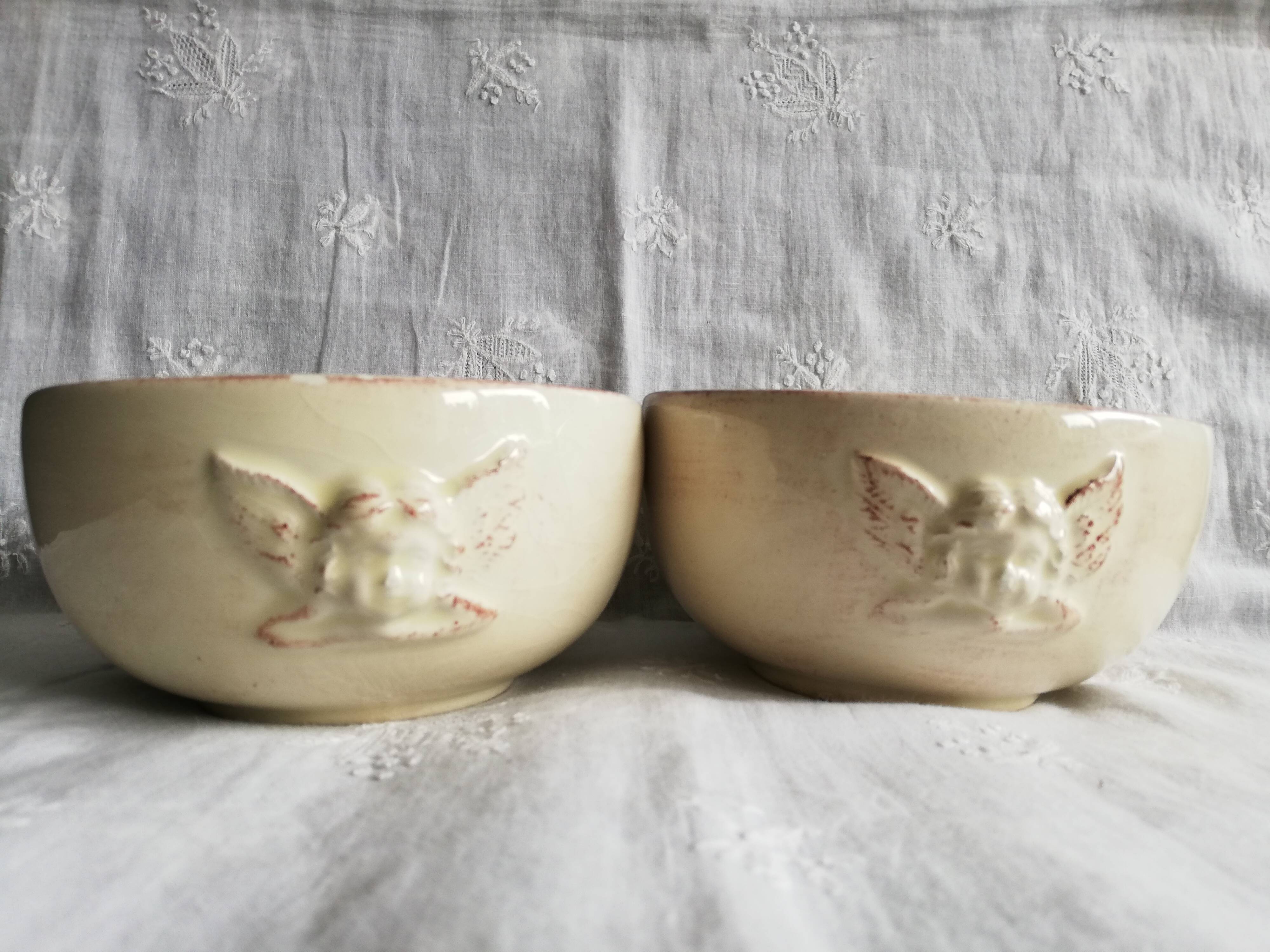 Set de 2 bols "anges"