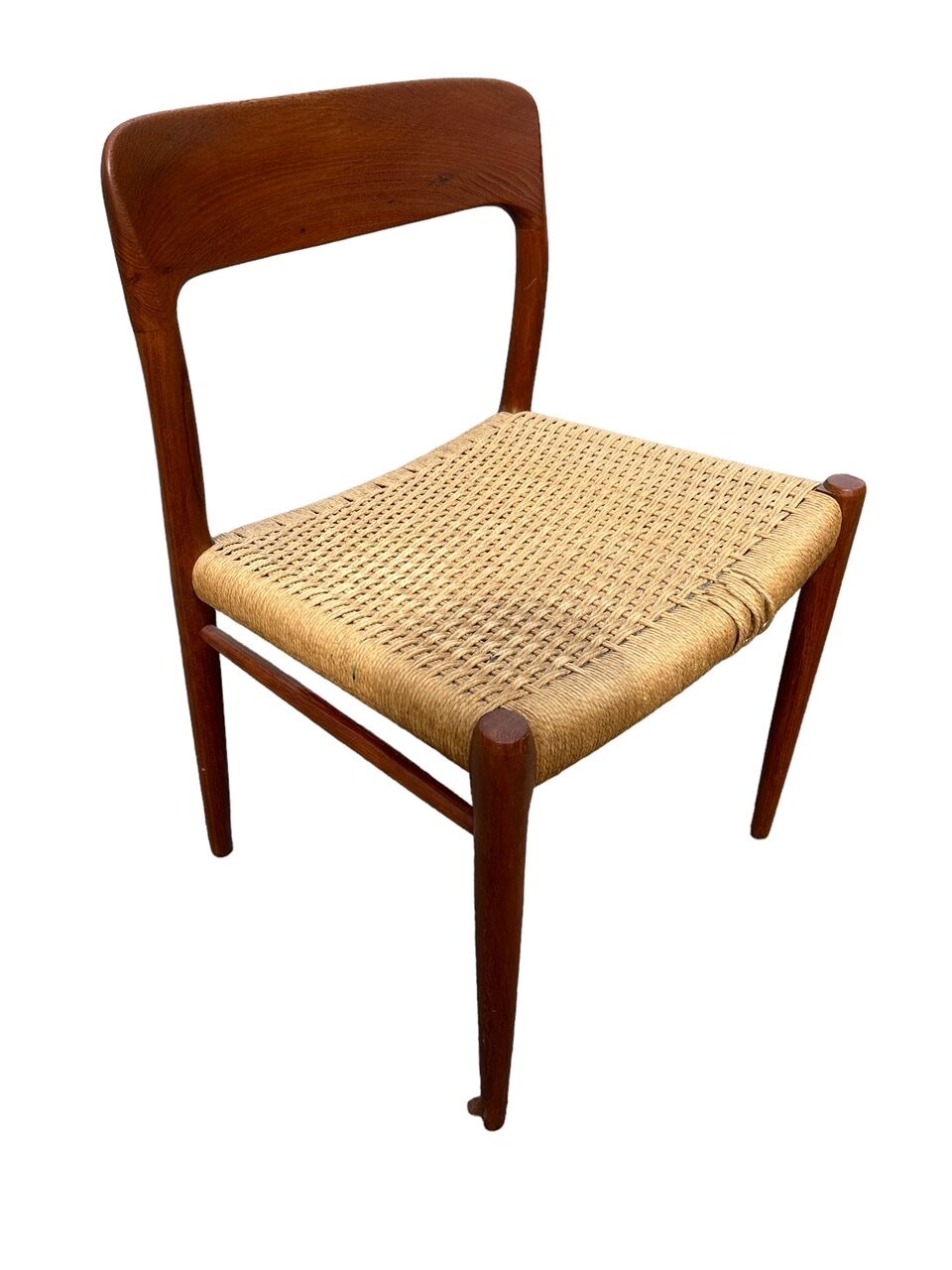 6 Niels Otto Moller chairs model 75