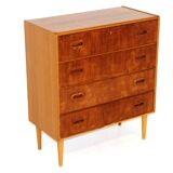 Scandinavian teak chest of drawers, Sweden, 1960