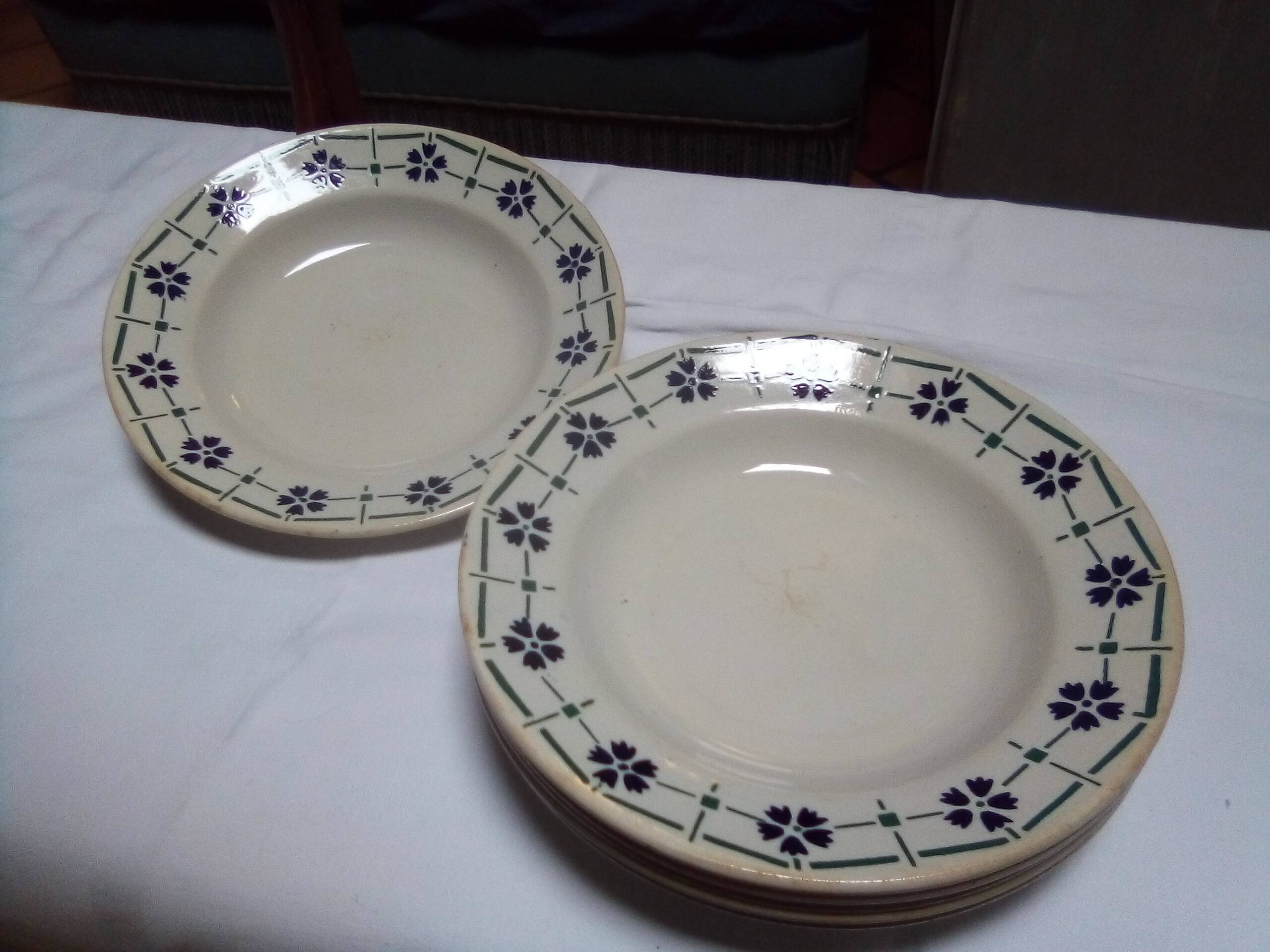 6 soup plates Philippe / Limoges