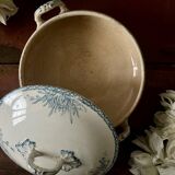 Creil & Montereau iron earth soup tureen