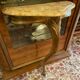 Wall console in gilded wood marble top Louis XV style